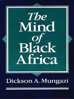cover image of The Mind of Black Africa